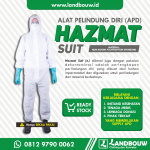 Baju Pelindung Diri – Hazmat Suit dari Landbouw Konveksi di Pulau Morotai