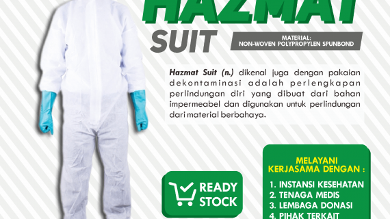 Mencari Produsen Pakaian APD Hazmat Suit? Beli Di Konveksi Hazmat Suit Sekarang di Papua