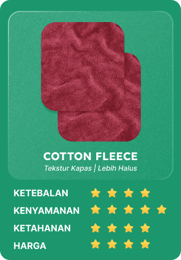 cotton fleece card