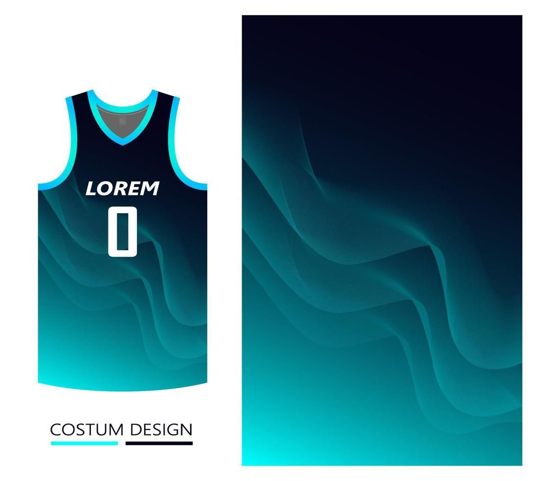 desain jersey futsal corak gradient